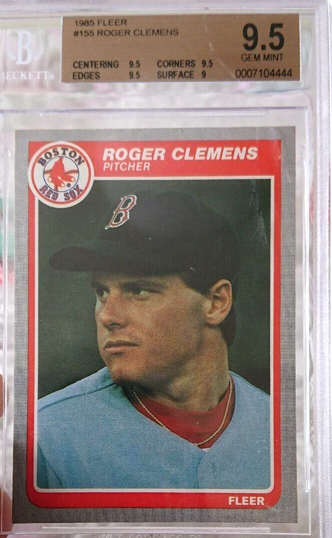 ROGER CLEMENS ROOKIE bgs9.5（Roger Clemens: Top 10 Most