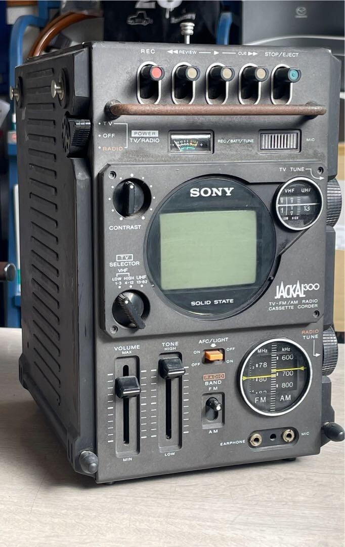 JACKAL300 ラジオTV Sony Jackal 300 Radio Cassette Player FX-300 Retro Used