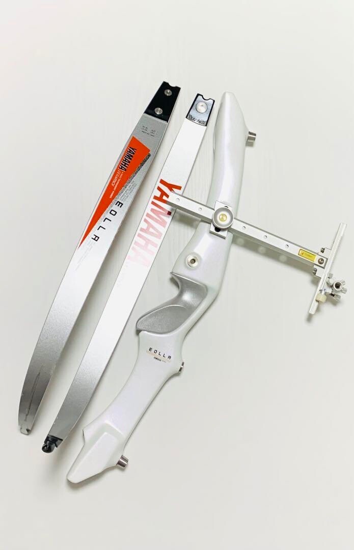 アーチェリー　ヤマハイオラ　EOLLA美品セット　パールホワイトシルバーツートン アーチェリー YAMAHA EOLLA