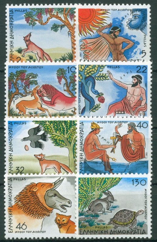 Griechenland 1987 Die Fabeln ÄSops 1643/50 A Postfrisch