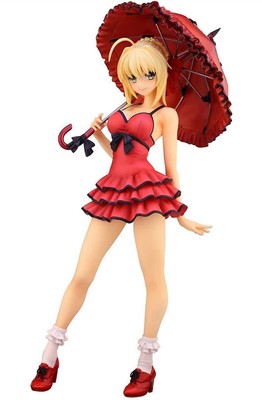 Alphamax Fate/Extra CCC: Saber PVC Figure One-piece Dress Version 1:7 Scale