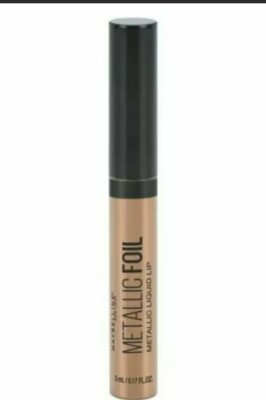 New Maybelline Lip Studio Metallic Foil Liquid Lipstick in 90 Trident 