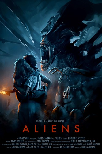 Classic Alien Movie Adventure Science Fiction Wall Art Home