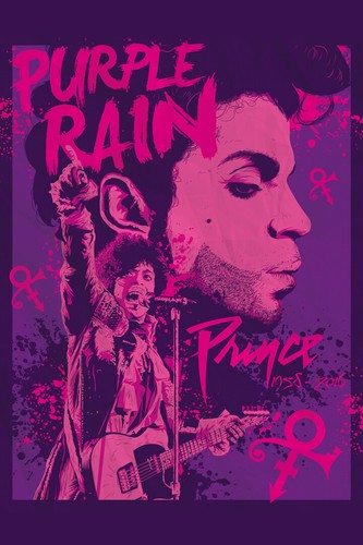 PRINCE プリンスポスター US版ポスター『プリンス/パープル・レイン』（Purple Rain