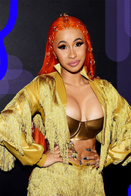 Cardi B American Fashion Female Rapper Songwriter Wall Art Home - POSTER 20x30