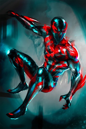 Spider-Man 2099 Jumping Art Print Decor - POSTER 20x30 | eBay Spider-Man 2099 Jumping Art Print Decor - POSTER 20x30 | eBay