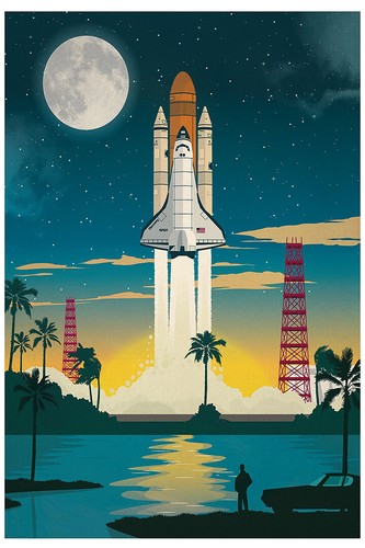 NASA 1980年 スペースシャトル ポスター NASA 1980年 スペースシャトル ポスター