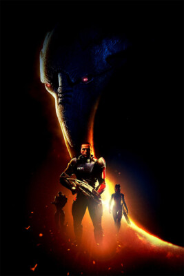 Mass Effect Video Game Science Fiction Role Play Wall Art Home - POSTER 20x30