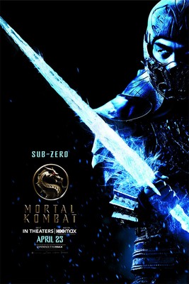 Mortal Kombat Character Subzero Movie Print Wall Art Home Decor - POSTER 20x30