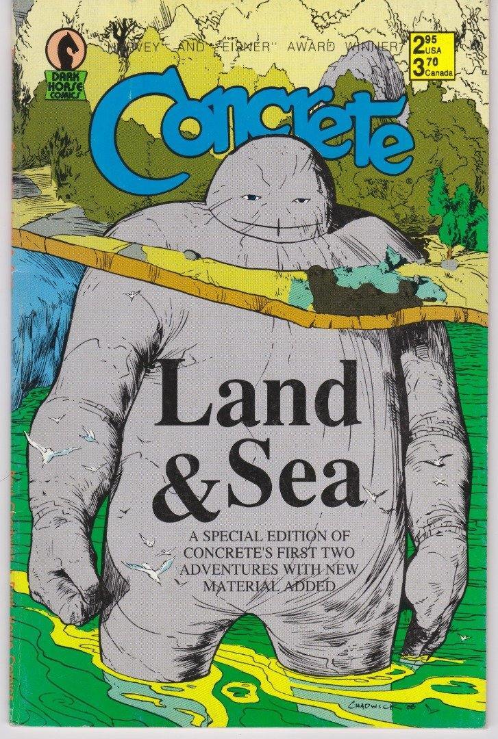 Concrete Land & Sea Comic Book February 1989 Book 1 Special Edition