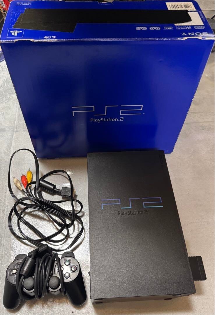 Playstation 2 SCPH-10000 Console PS2 Working w/Box ＆ 15