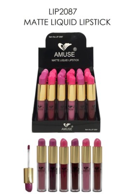 Amuse 2087 Matte Long Lasting Liquid Lipstick Set 6 Colors