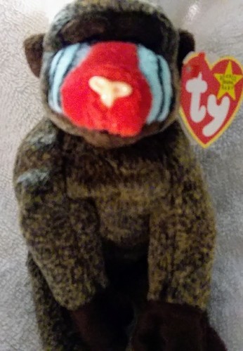 1999 Ty Original Beanie Babies CHEEKS The Baboon w/Tags  (8 inch)