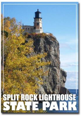 Split Rock Lighthouse State Park Refrigerator Magnets Size 2.5'' x 3.5''