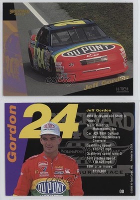 1995 Hi-Tech Brickyard 400 Jeff Gordon #00 HOF