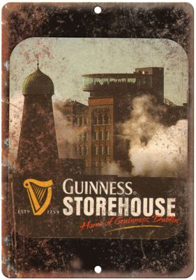 Breweriana Dublin Vintage Beer Ad Reproduction Metal Sign E171