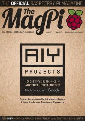 NEW - MagPi Issue 57 - Google AIY Voice Kit with ''RARE RED BUTTON''