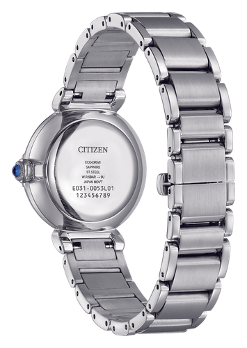 Pre-owned Citizen Silver Womens Analogue Watch L May Bells Em1070-83d