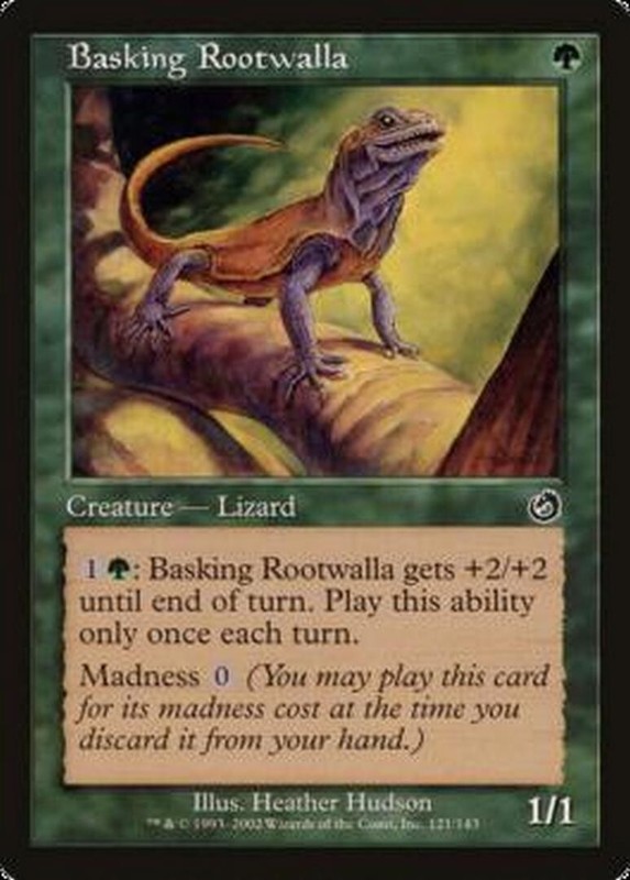 Rush English Agame PÃ¨Lerin - Basking Rootwalla  Mtg Magic Tor