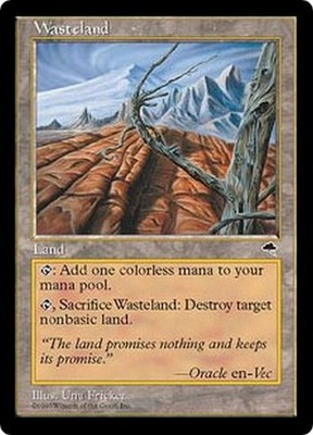 RUSH ENGLISH Tempête - Wasteland [EX] MTG magic TMP