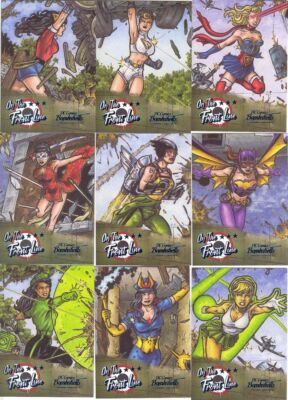 2019 Cryptozoic DC Comics Bombshells Series 3 Cards Front Lines Insert Set Of 9!
