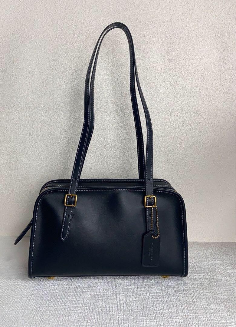 COACH Swing Zip Shoulder Bag CM565 Black Outlet NEW | eBay