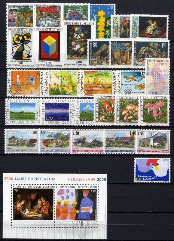 Liechtenstein Lt Jahrgang 2000-2023 Postfrisch Komplett => Aussuchen! [Lt-Jg