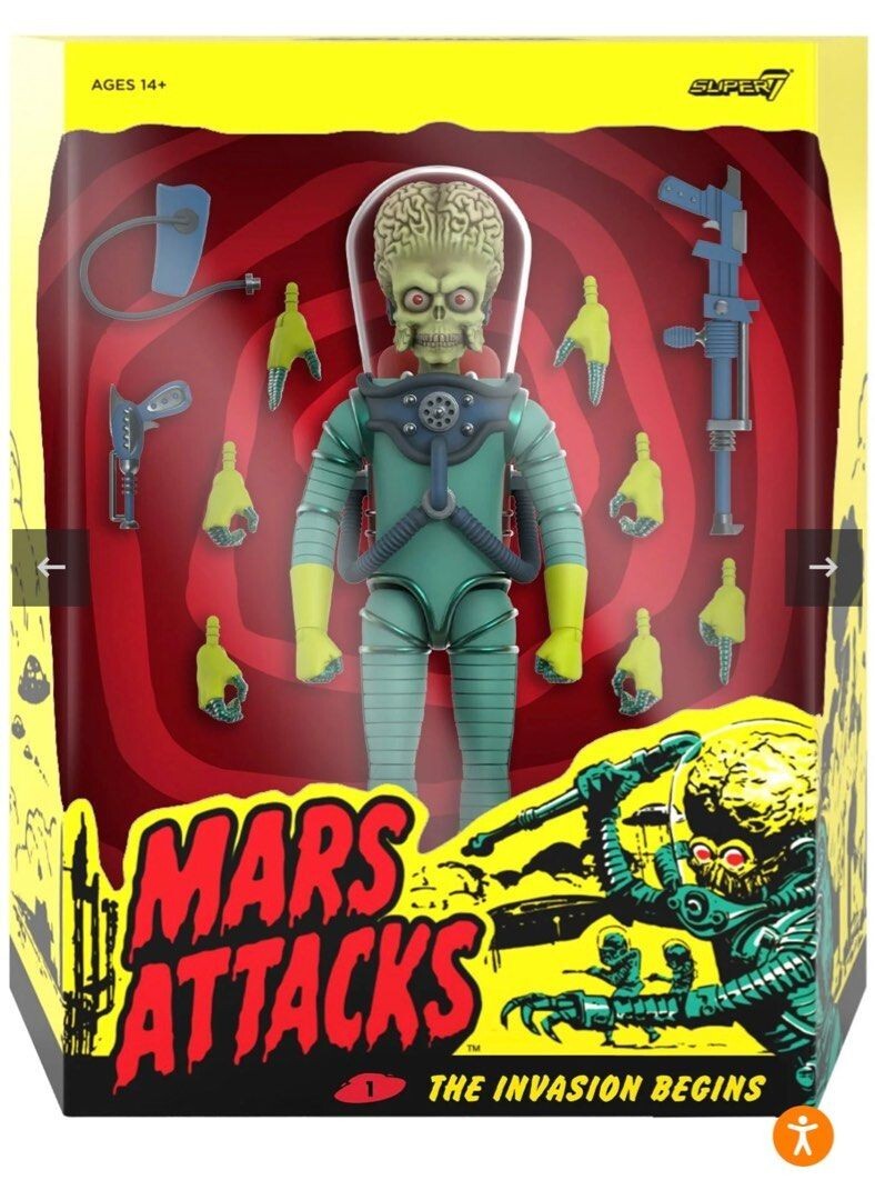 Mars Attacks Super7 Ultimates Martian Invasion Begins New