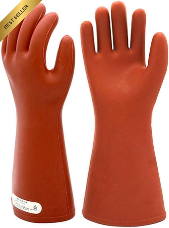 Electrical Insulated Rubber Gloves Electrician 12KV High Voltage Safety Protecti