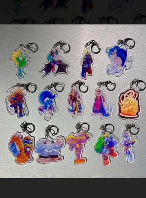 Vampire hunter savior Darkstalkers figure acrylic key chain Lot 14 Japan m534