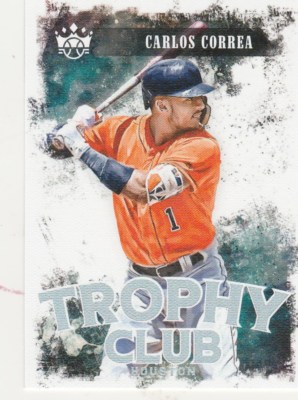 2018 DIAMOND KINGS CARLOS CORREA SS ASTROS #TC15 TROPHY CLUB SP HOT!