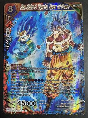 ドラゴンボール　カードゲーム　孫悟空　ベジータApex of Power SCR Dragon Ball Card Game Son Goku Vegeta Apex Of Power Scr | eBay