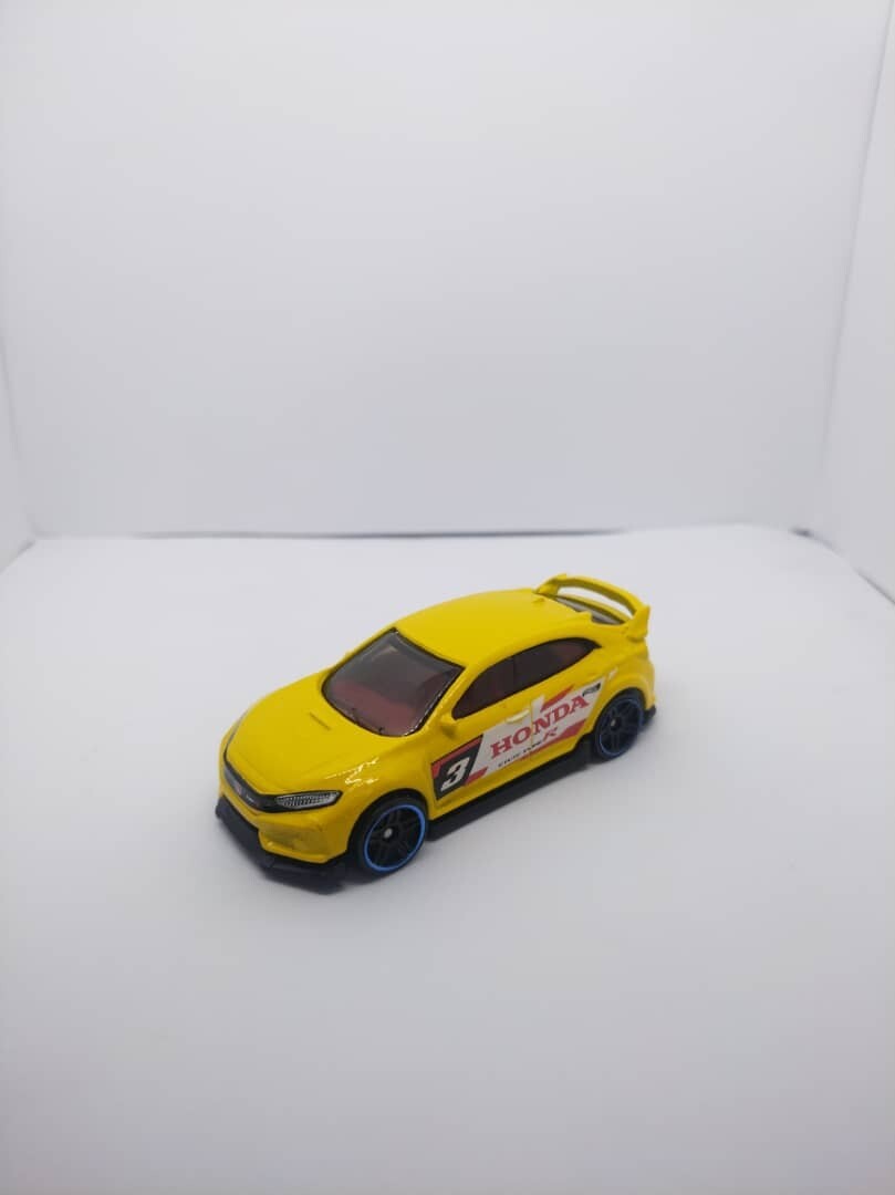 未開封 1/18 Hot Wheels Honda Civic イエロー Hot Wheels Honda Civic Exclusive Super Street Edition Yellow