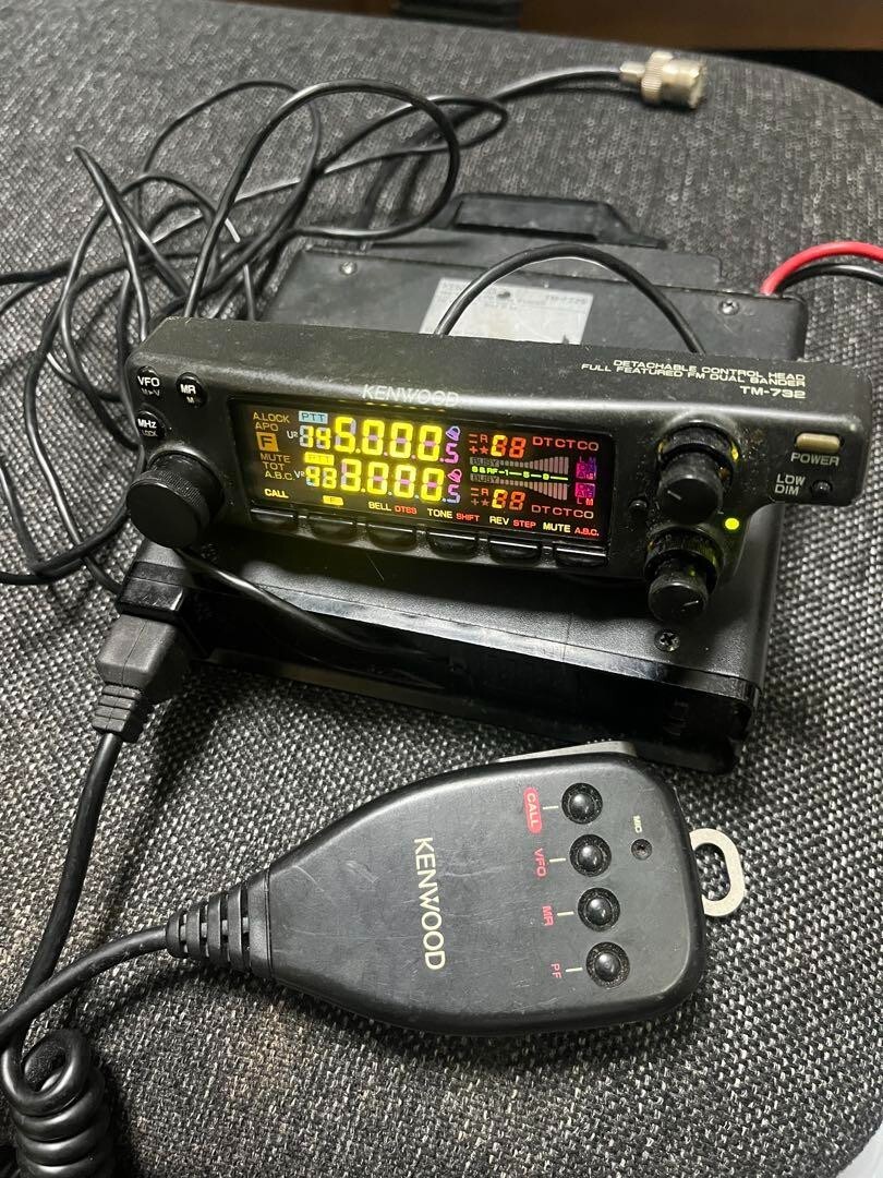 KENWOOD TM-732S 受信機 144/430MHz □KENWOOD TM-732S 144/430MHz ハイパワー機 美品□