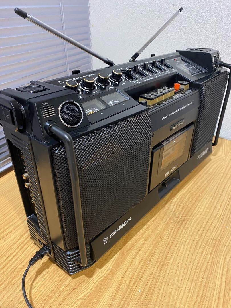 National ナショナル RS-4250 ラジカセ STEREO MAC ST-5 ジャンク品