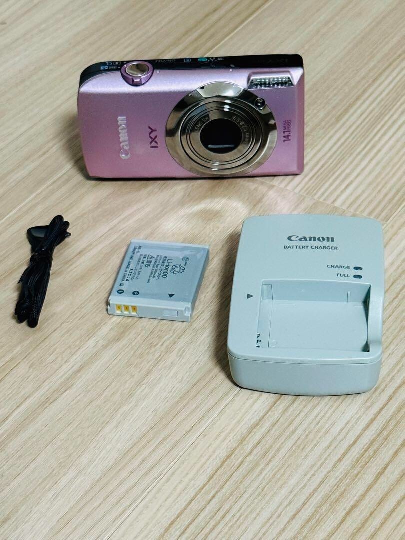 Canon IXY 14.1メガピクセル コンパクトカメラ ジャンク Canon IXY 14.1メガピクセル コンパクトデジタルカメラ ジャンク 中古