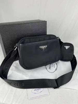 Prada Women's Shoulder Bag Black Used Japan #072518