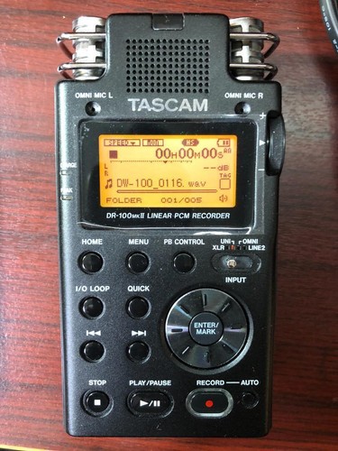 TASCAM DR-100MK2 Linear PCM Recorder ② DR-100MKII | 24bit/96kHz Linear PCM Recorder | TASCAM