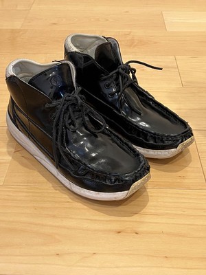 Men 11.0US Super Vhtf Visvim High Cut Sneakers Enamel Black Limited Edition Vint