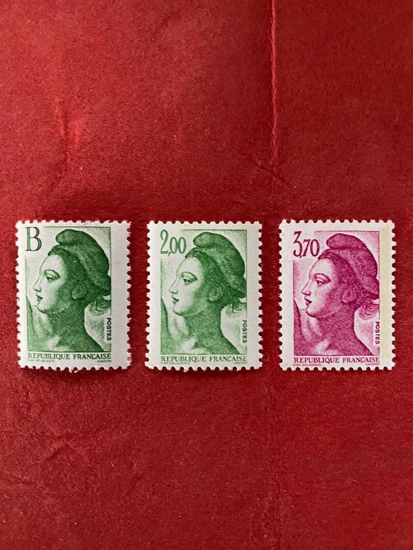 Timbres France Neuf** LibertÃ© Yvert NÂ° 2483,2484,2486