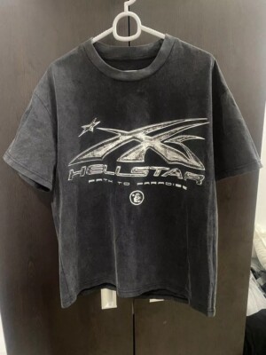 Hellstar Graphic Short Sleeve Black Color Tshirt Unisex For Men Women S-5XL