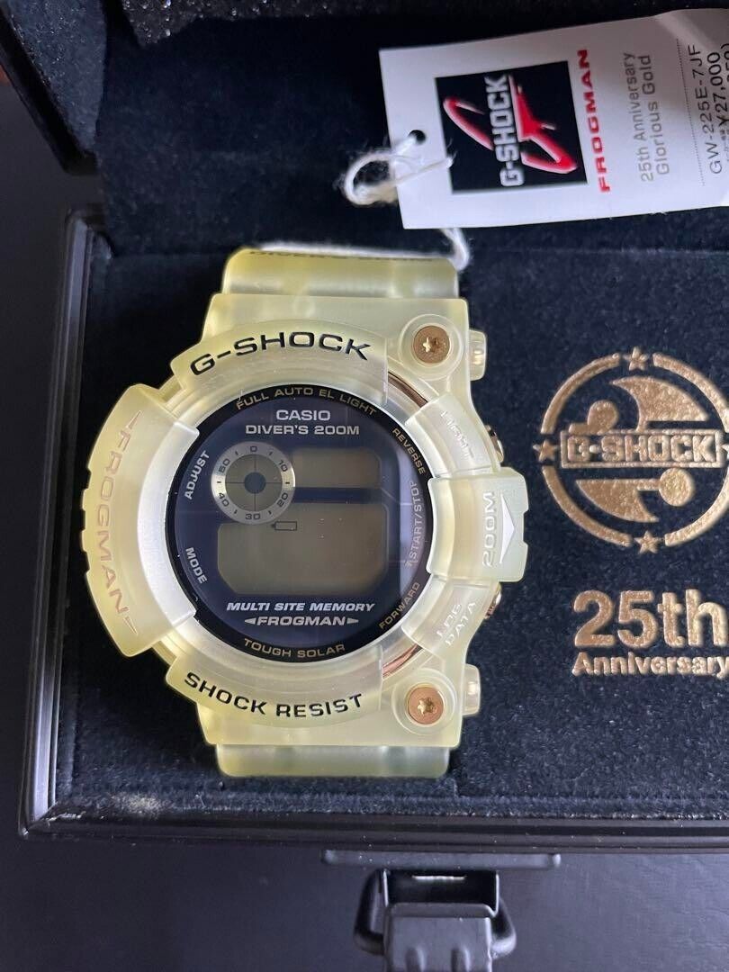 CASIO】G-SHOCK 25th Anniversary FROGMAN Glorious Gold | eBay