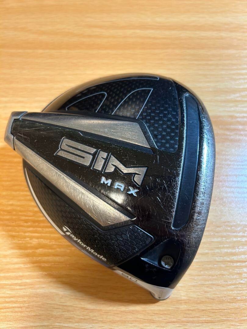 TaylorMade - xxx　　　テーラーメイド SIM MAX 9度 TaylorMade Sim Max Driver 9.0 Head Only RH 9* Degrees Used
