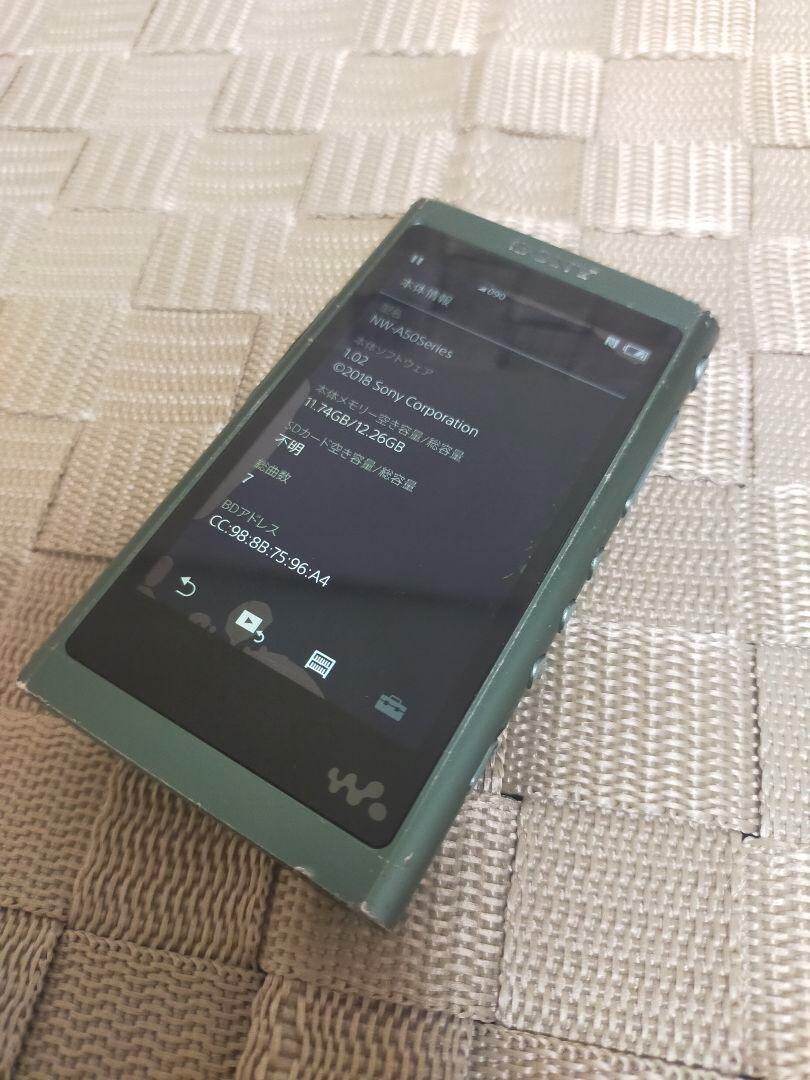 ソニー WALKMAN NW-A55 ホライズングリーン ソニー WALKMAN NW-A55