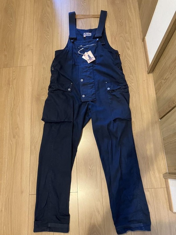 NIGELCABOURN × LYBRO  NAVAL DUNGAREE Nigel Cabourn x Lybro Naval Dungaree Blue Nigel Cabourn