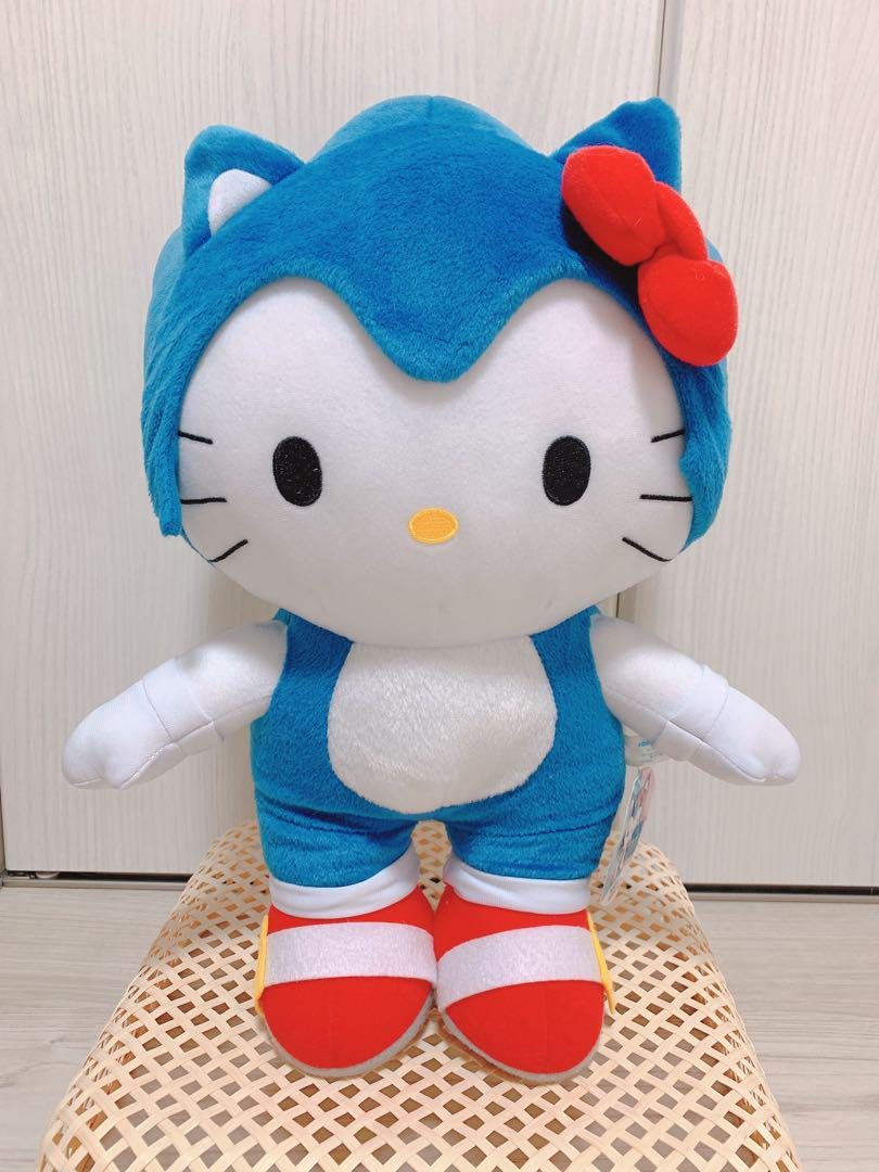 35cm SONIC x HELLO KITTY スーパージャンボぬいぐるみ 35cm SONIC x HELLO KITTY スーパージャンボぬいぐるみ ソニック