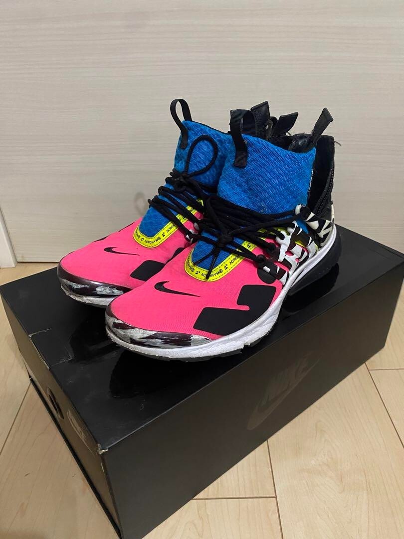 新品未使用 ACRONYM × NIKE Air Presto Mid 26cm Nike Acronym x Air Presto Mid Cool Grey for Sale