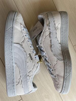 Pre-owned Puma X One Piece Suede Lufy Gear 5 Feather Gray 396524-01 Men's Us8.0 26.0cm