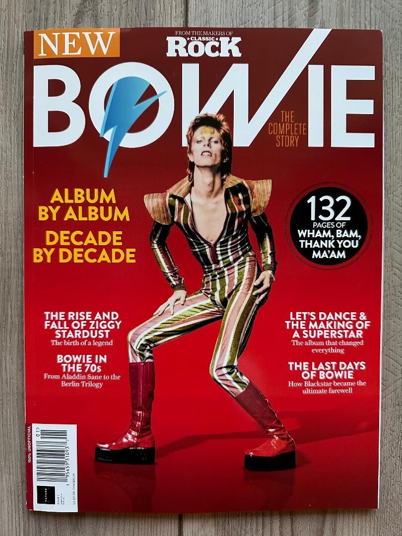David Bowie Now Magazine '87　4冊セット UNCUT Magazine May 2024 DAVID BOWIE & Giant Posterzine & CD