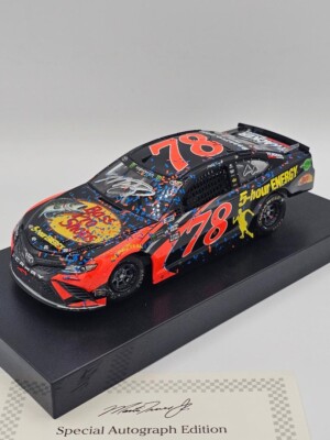 Martin Truex Jr SIGNED #78 Bass Pro/5 Hour CA Race WIN - '18 Lionel 1:24 Diecast